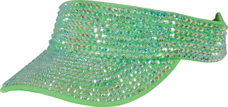 VISOR WITH RHINESTONES