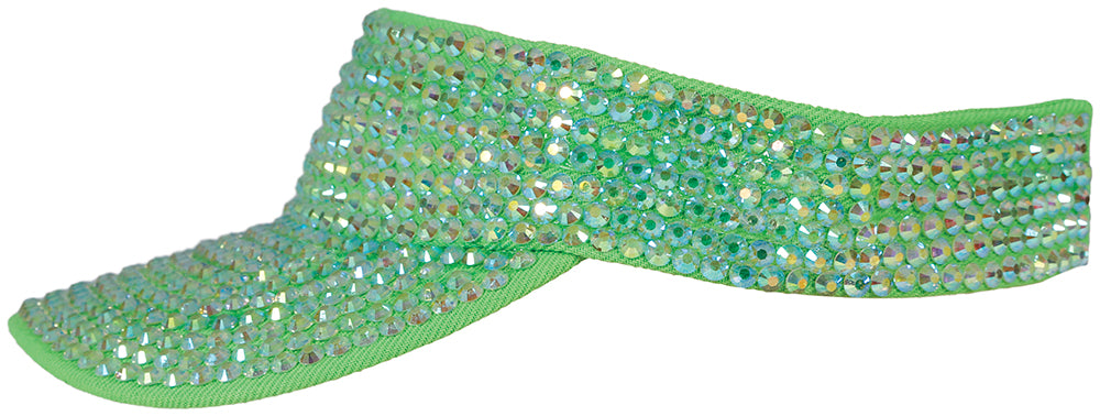 VISOR WITH RHINESTONES