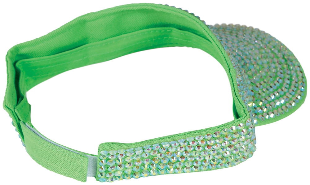 VISOR WITH RHINESTONES
