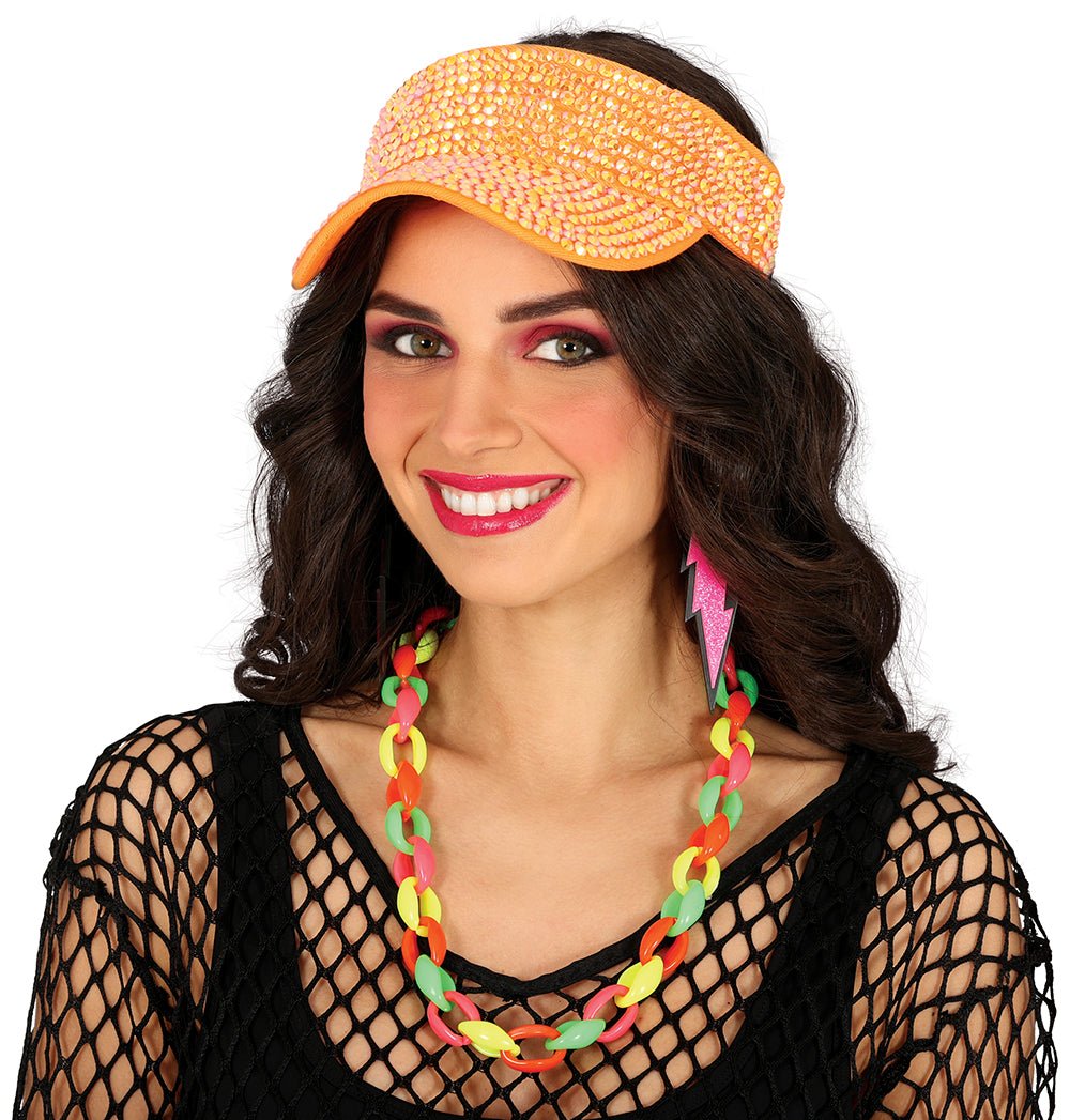 VISOR WITH RHINESTONES