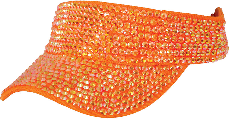 VISOR WITH RHINESTONES
