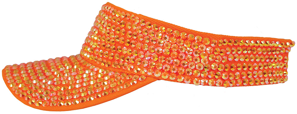 VISOR WITH RHINESTONES