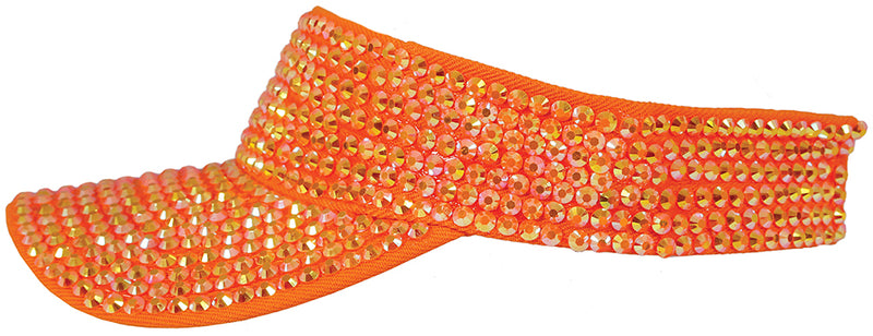 VISOR WITH RHINESTONES