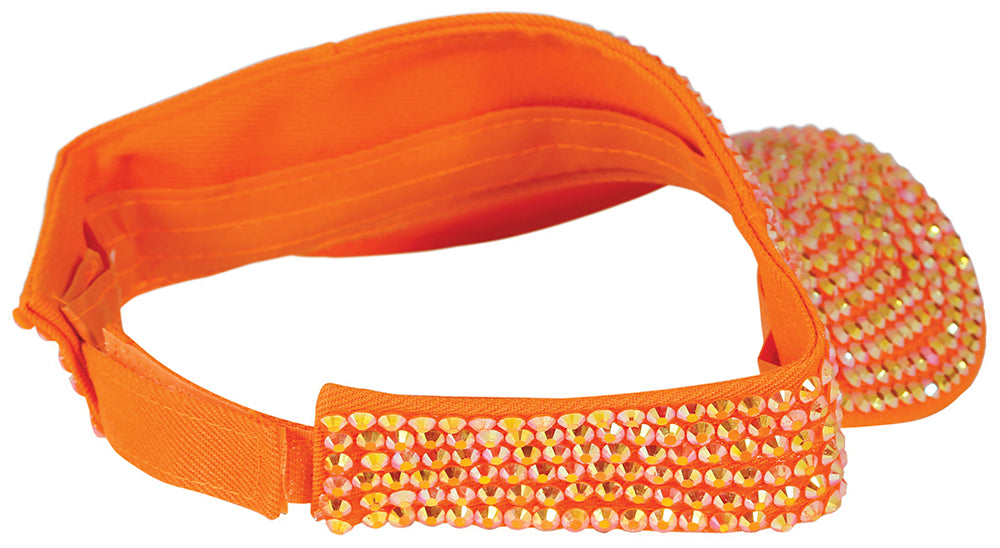 VISOR WITH RHINESTONES