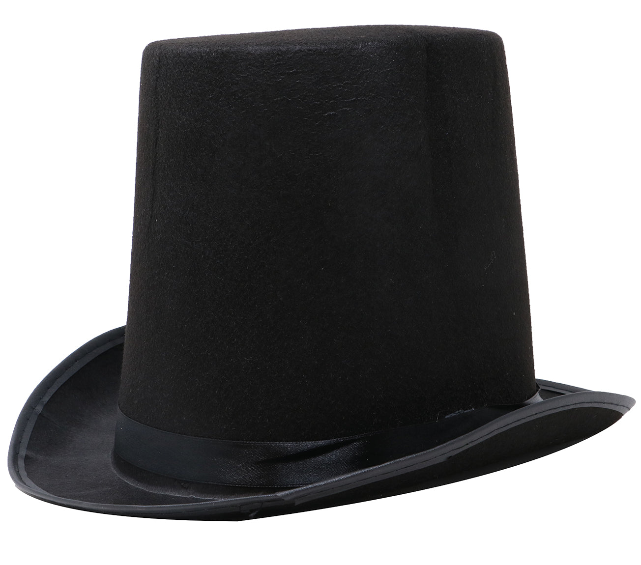 BLACK FELT TOP HAT 20 CMS