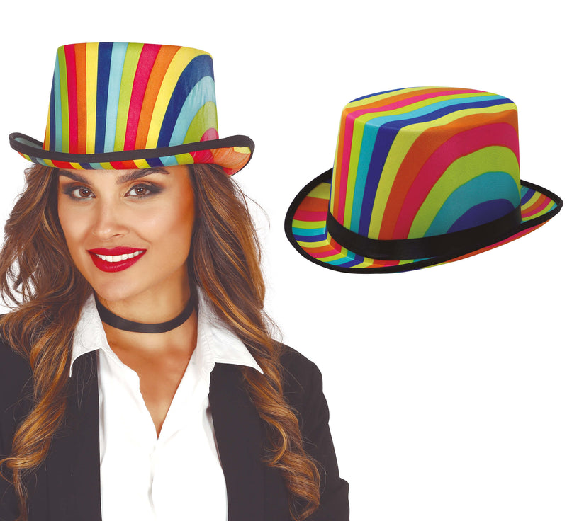 MULTICOLOUR CLOTH TOP HAT