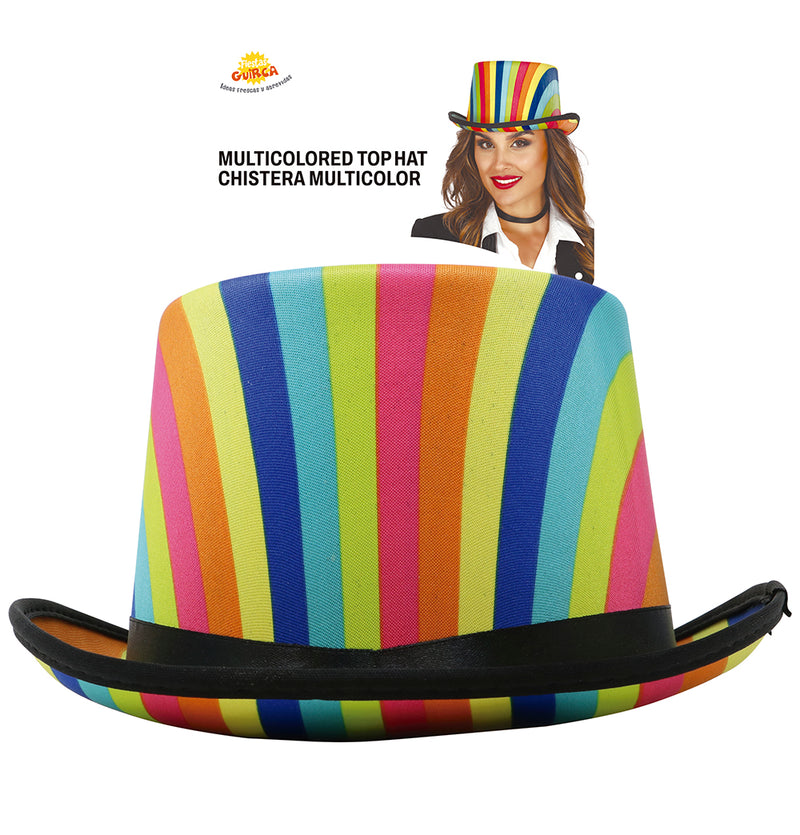 MULTICOLOUR CLOTH TOP HAT