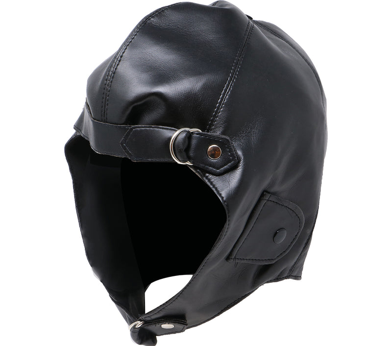 SIMIL LEATHER AVIATOR SKULLCAP