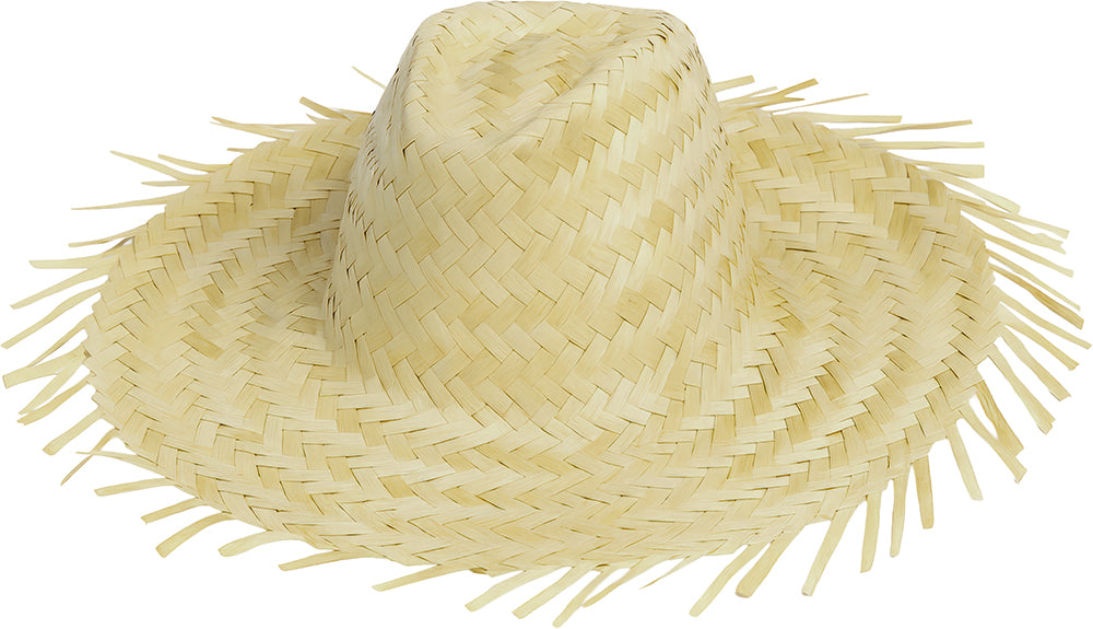 SUMMER HAT SCARECROW, STRAW