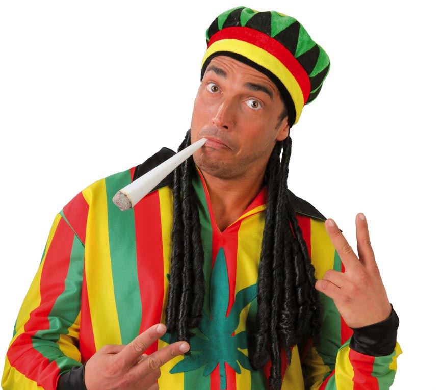 JAMAICAN HAT WITH BRAIDS