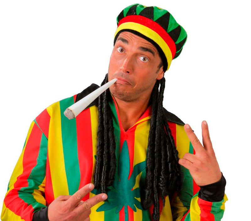 JAMAICAN HAT WITH BRAIDS