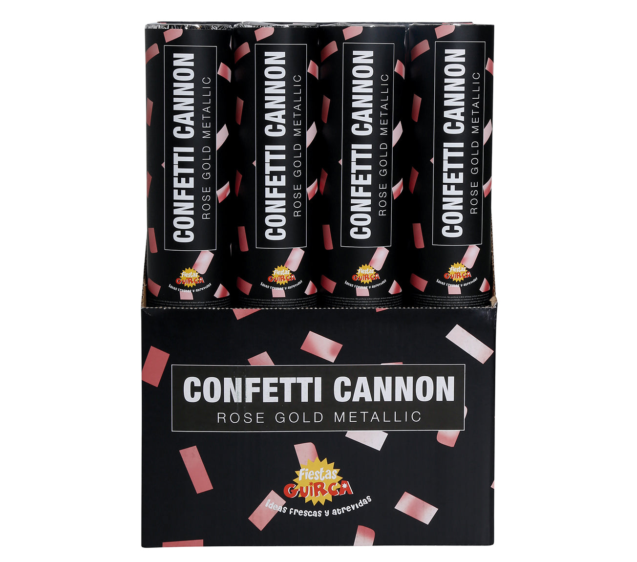 CONFETTI CANNON, METALLIC, 30 CM