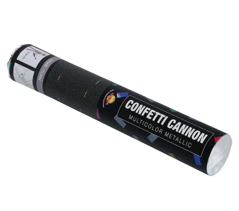 CONFETTI CANNON, METALLIC, 30 CM
