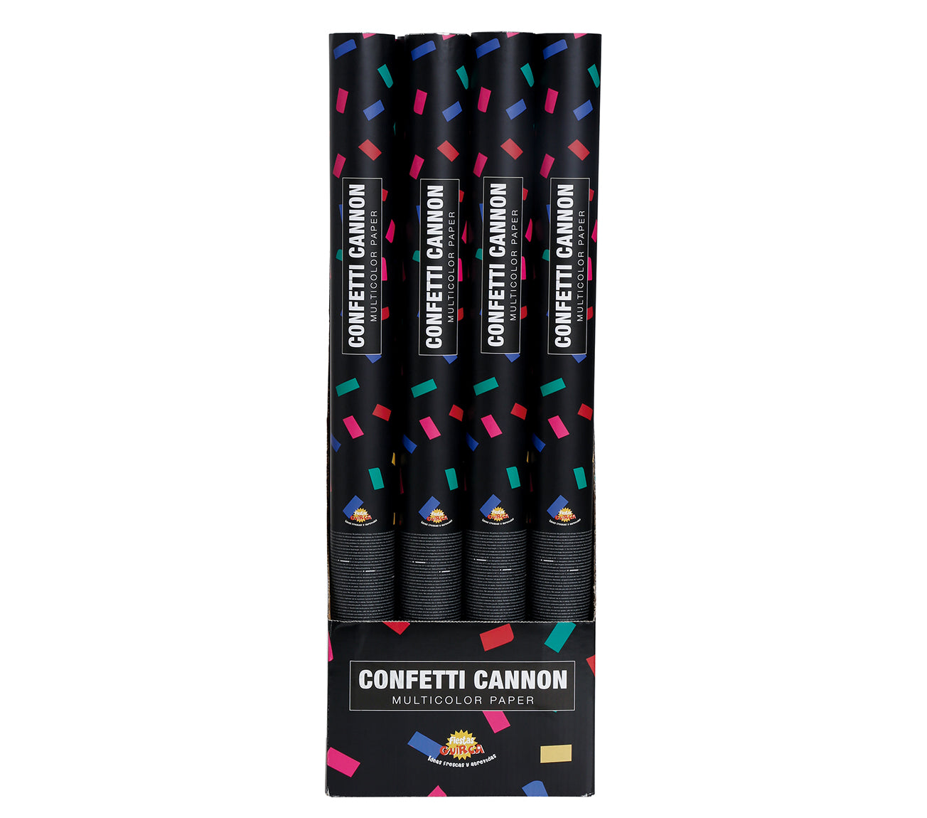 MULTICOLOR CONFETTI CANNON 60 CMS