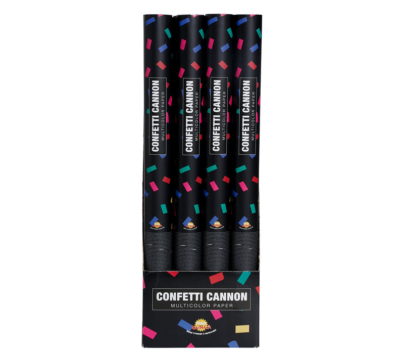 MULTICOLOR CONFETTI CANNON 60 CMS