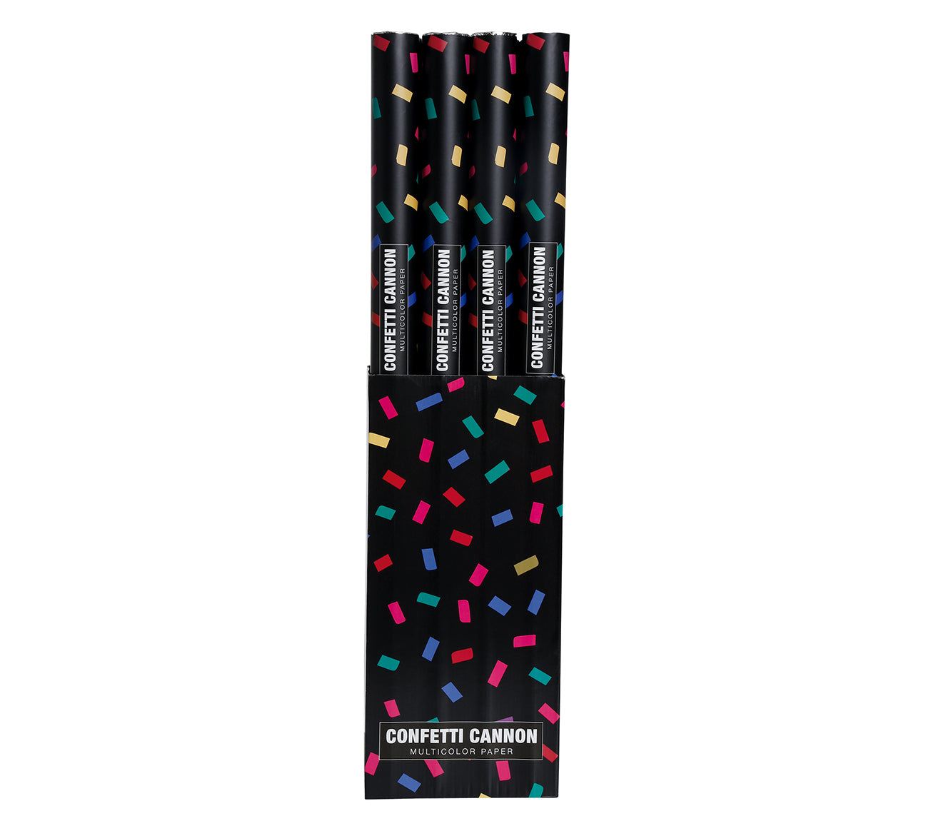 MULTICOLOR CONFETTI CANNON 80 CMS