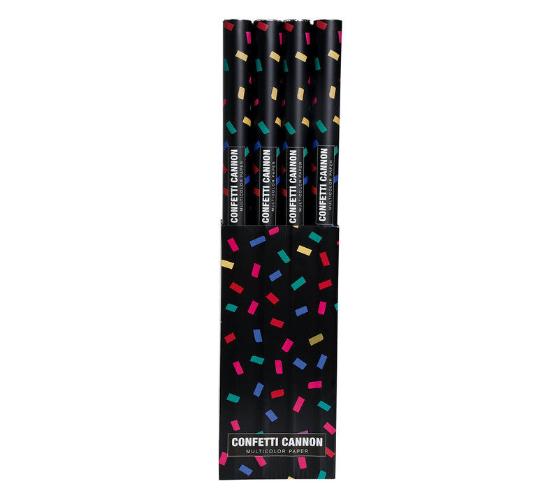 MULTICOLOR CONFETTI CANNON 80 CMS
