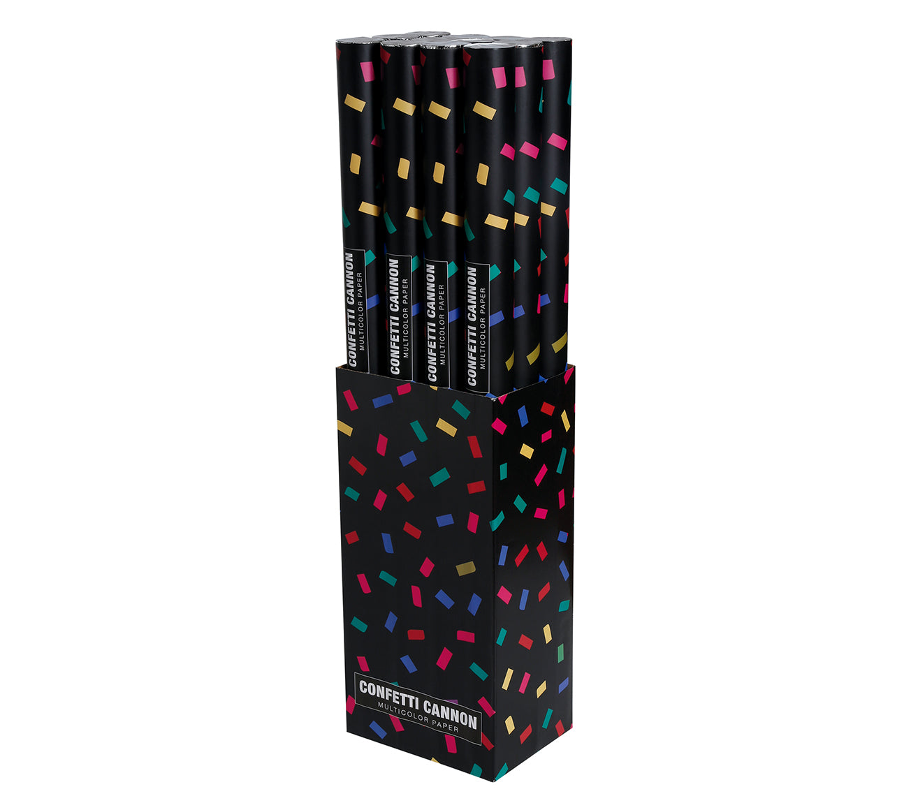 MULTICOLOR CONFETTI CANNON 80 CMS