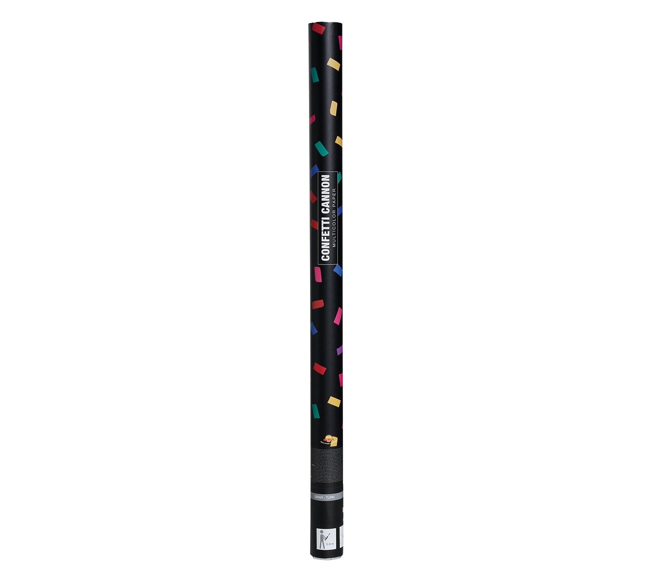 MULTICOLOR CONFETTI CANNON 80 CMS