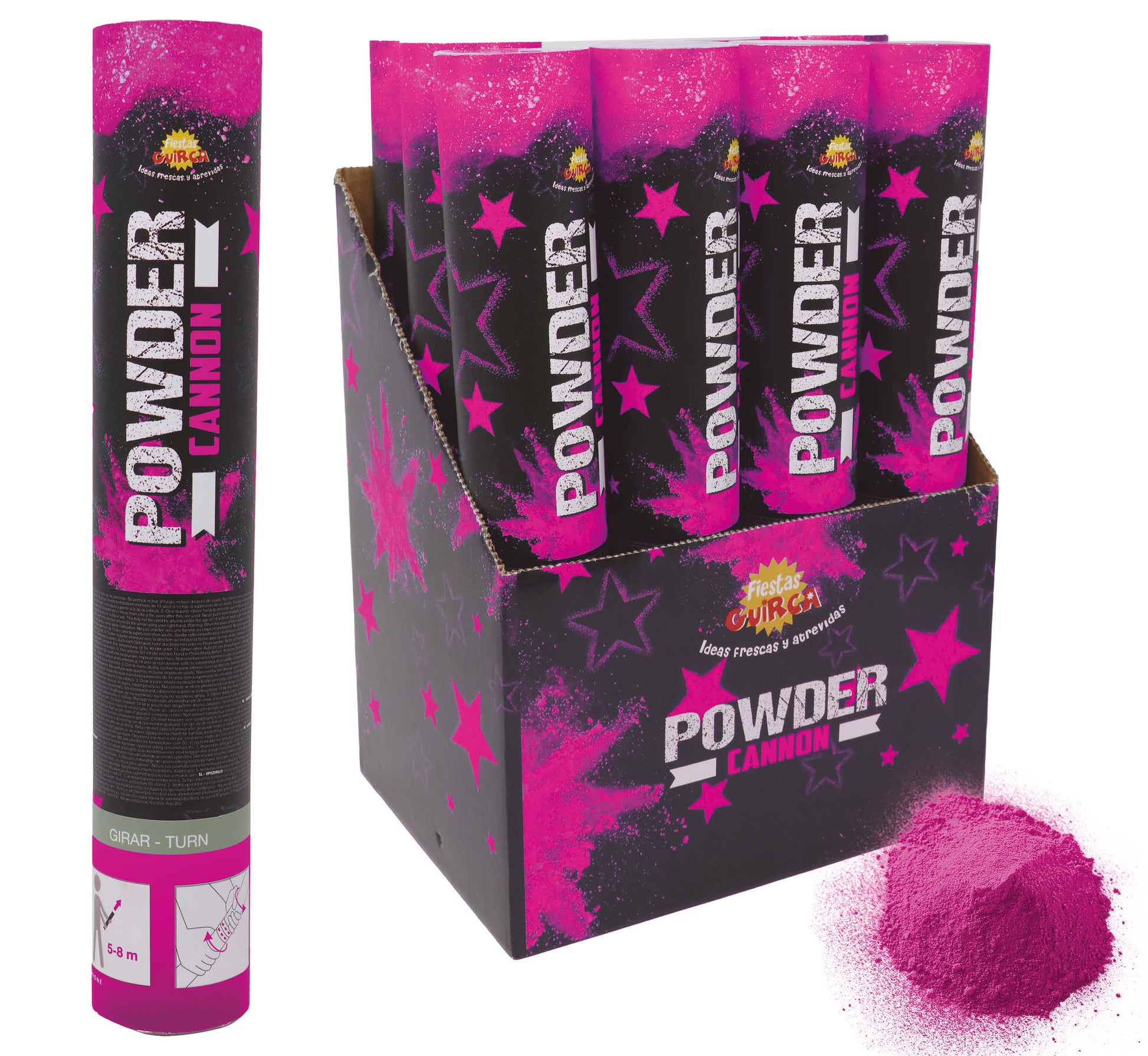 CANNON OF 30 CMS. WITH 30 GR. POWDER FUCSIA