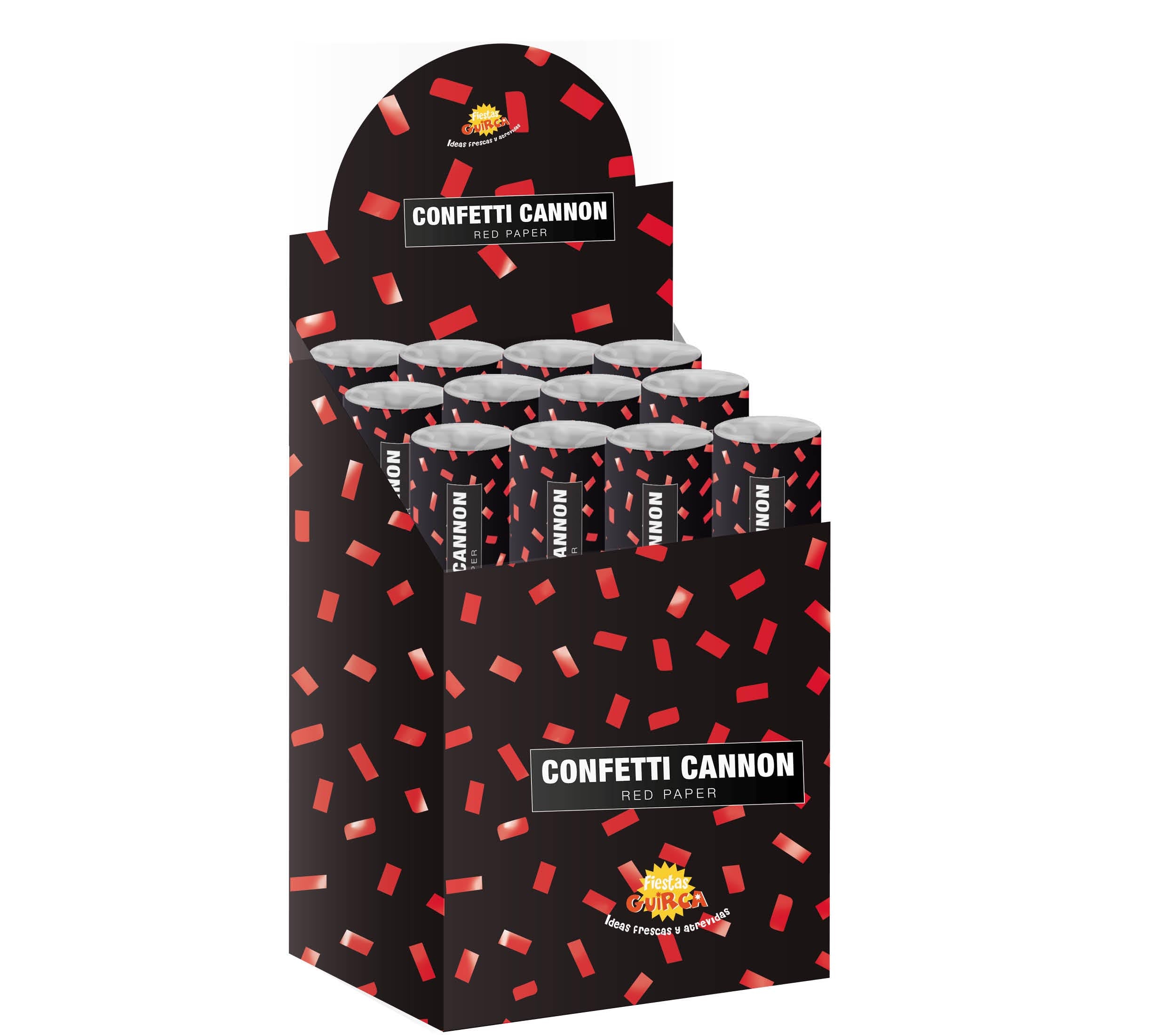 CONFETTI CANNON, 40 CM, PAPER