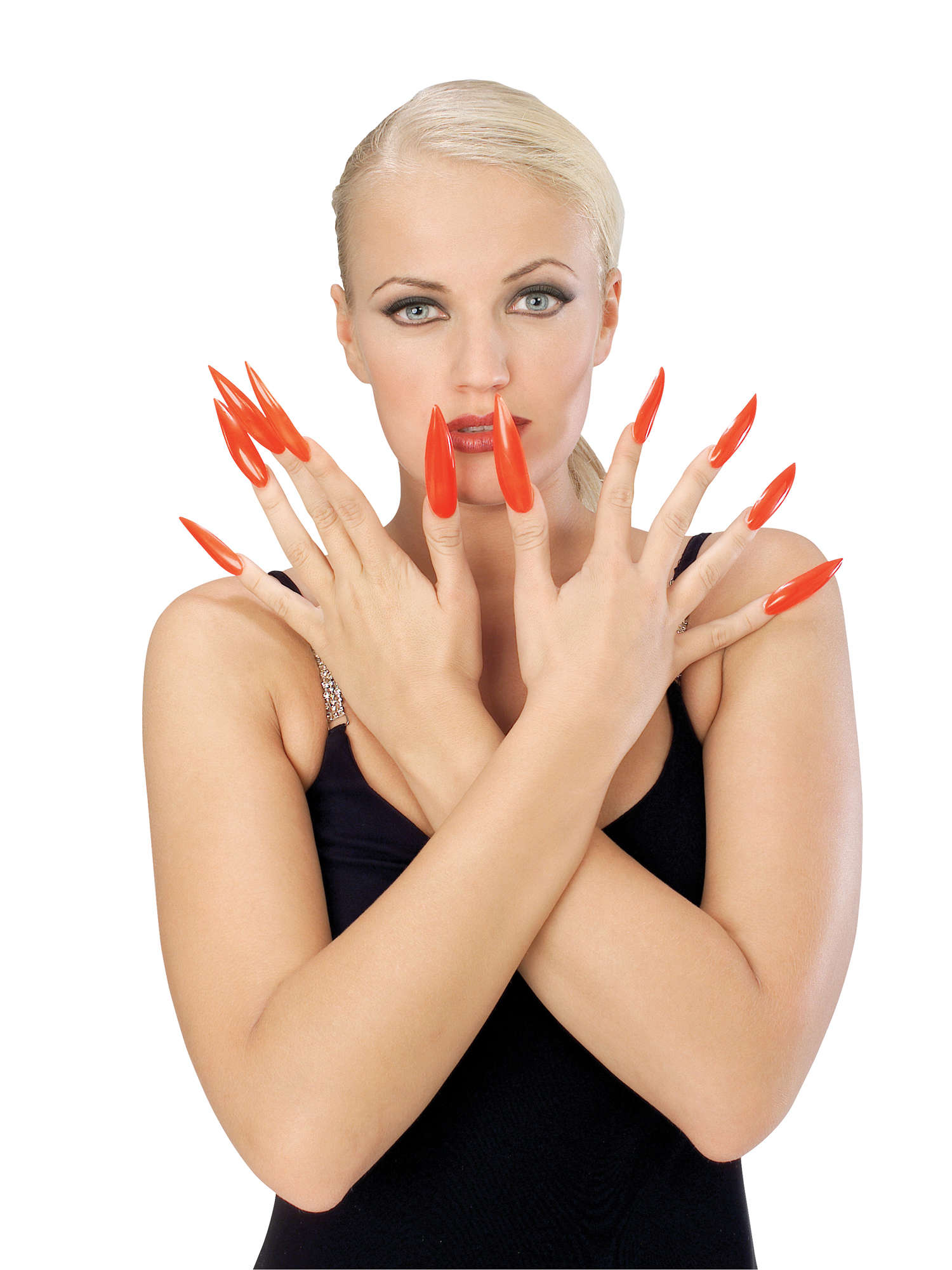 Red Red Horror Fingernails