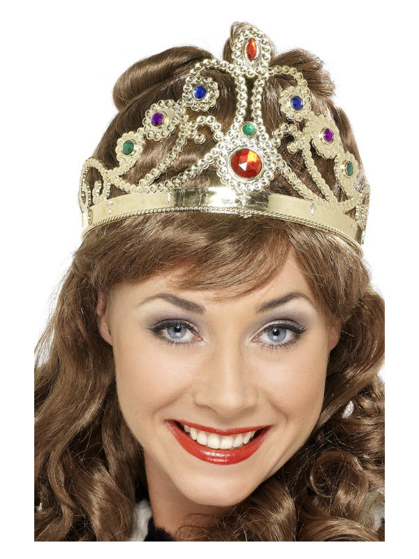 Jewelled Queen's Crown, Mixed Colours - 2