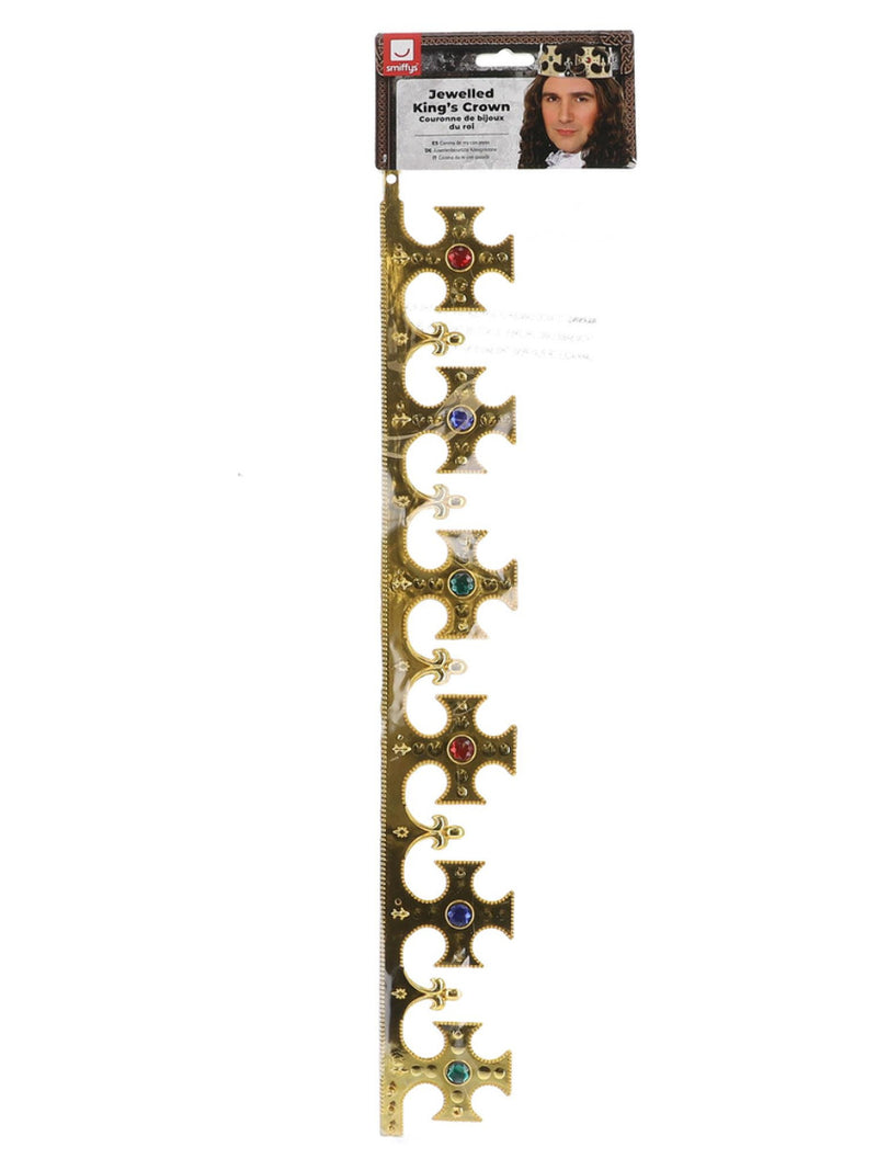 Jewelled King's Crown, Gold - 3