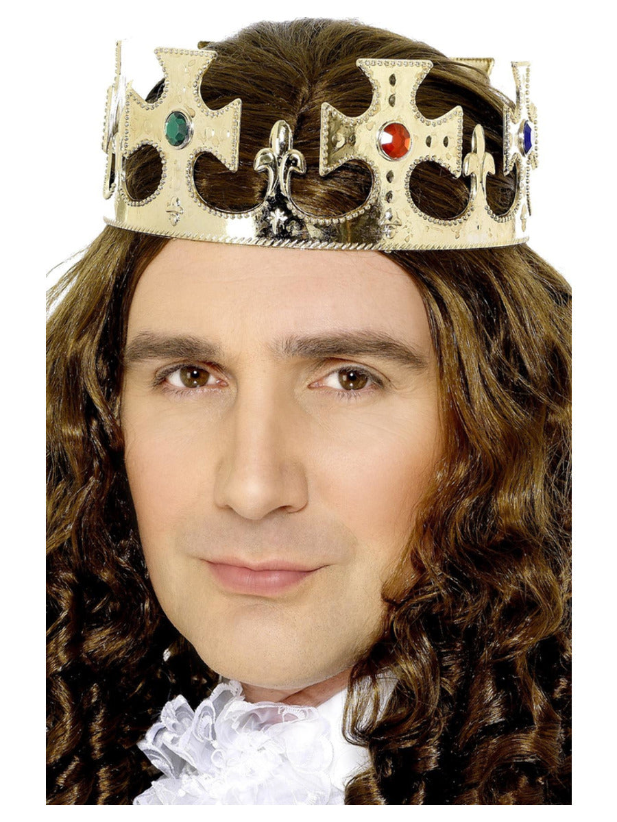 Jewelled King's Crown, Gold - 1