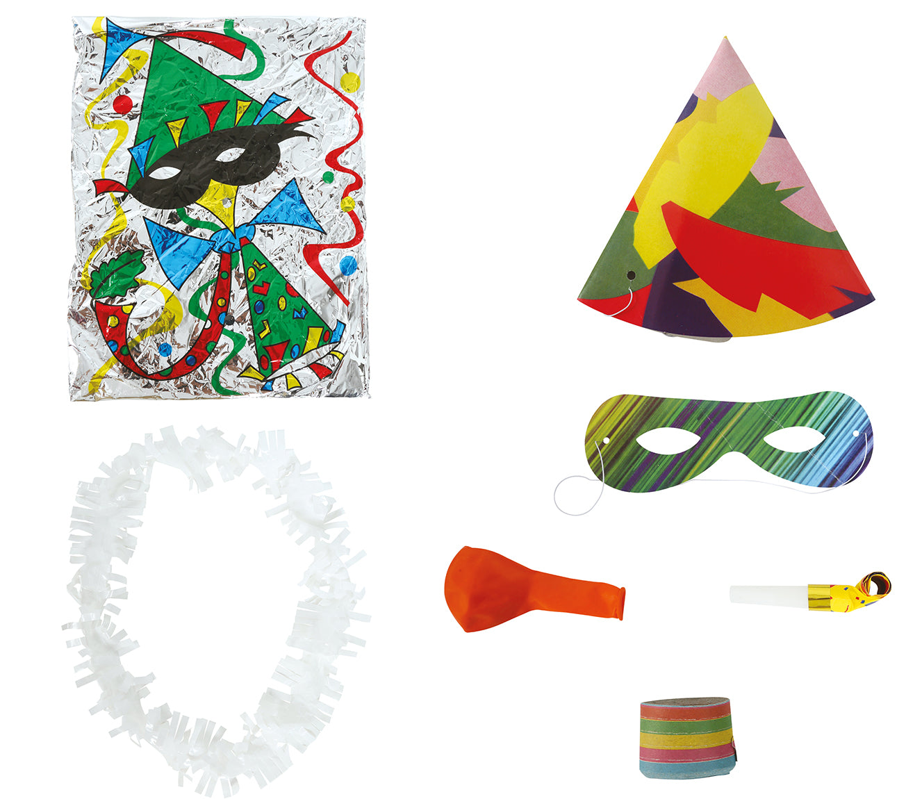 PACK OF 100 METALLIC PARTY BAGS, 30X40 C