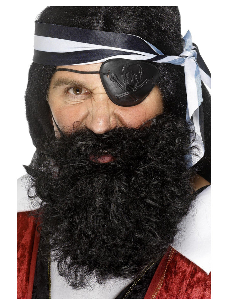 Deluxe Pirate Beard, Black - 1