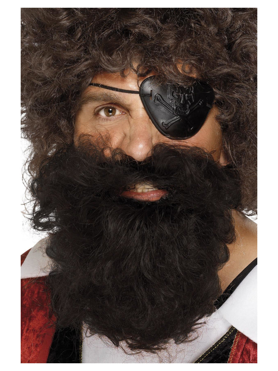 Deluxe Pirate Beard, Brown - 1