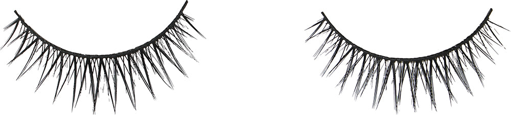 BLACK EYELASHES WITH ADHESIVE