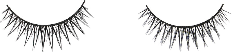 BLACK EYELASHES WITH ADHESIVE