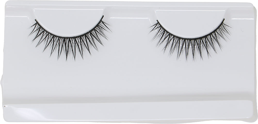BLACK EYELASHES WITH ADHESIVE