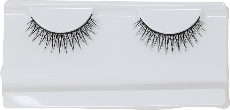 BLACK EYELASHES WITH ADHESIVE