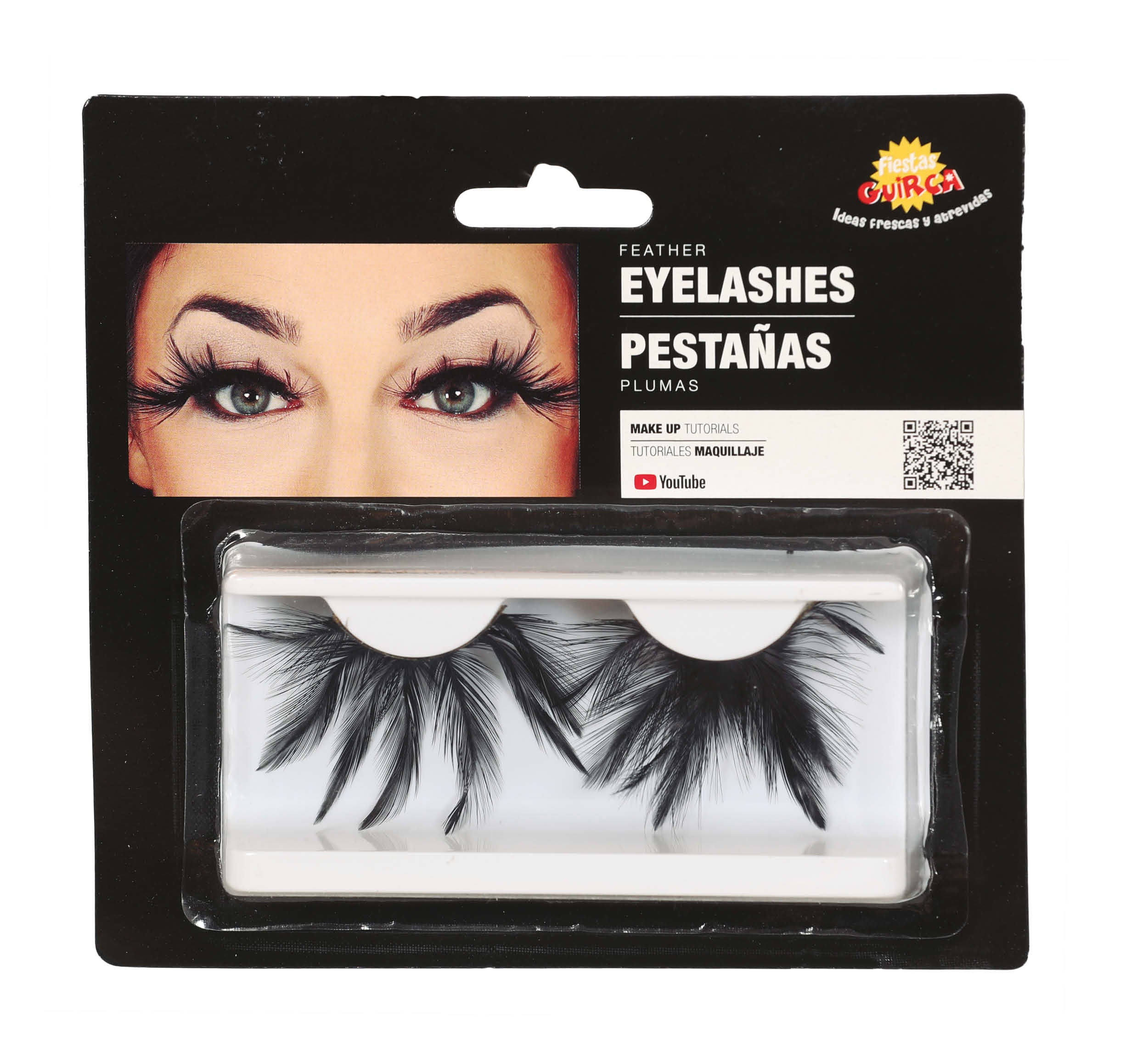 FEATHER EYELASHES