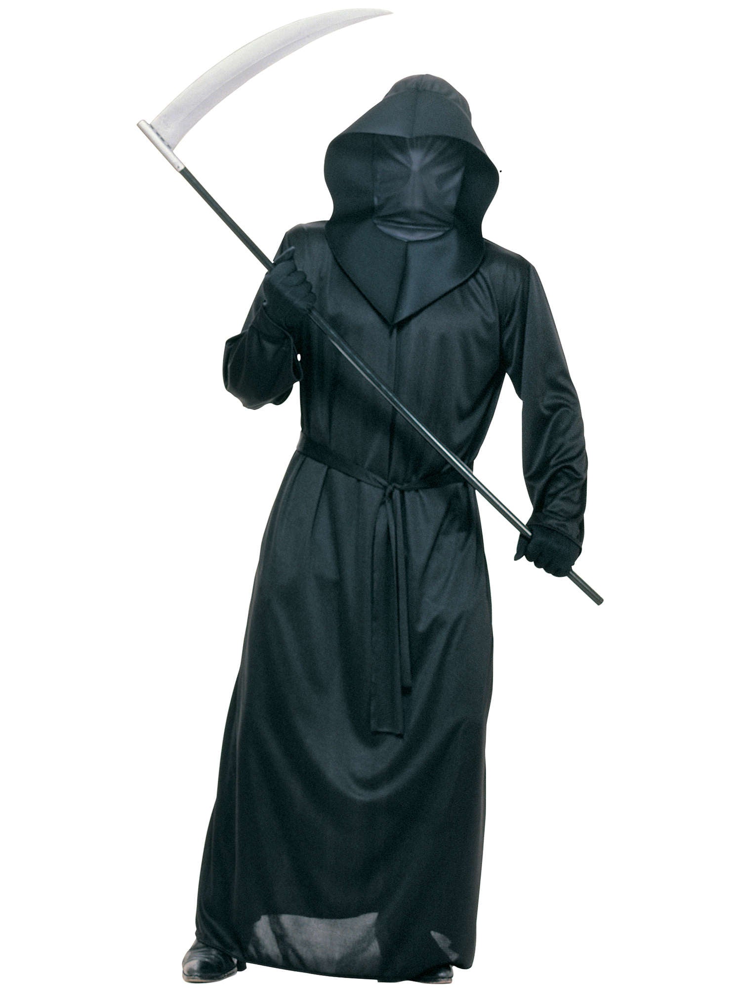 Black Mesh Face Robe STD Adult