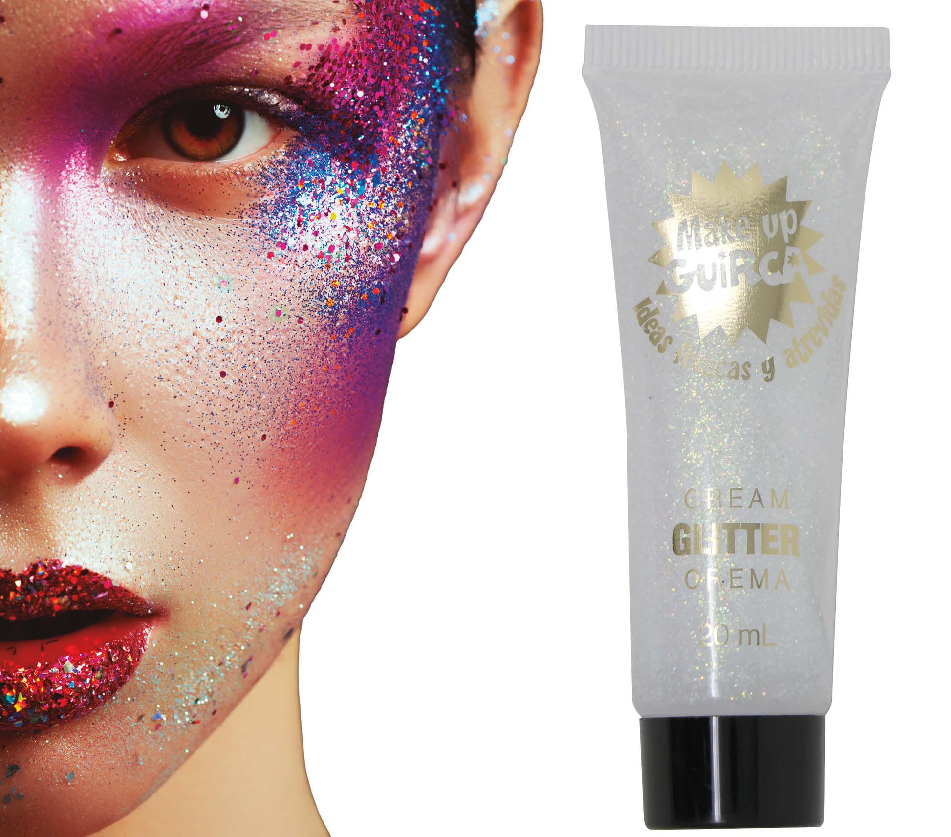 GLITTER MAKE-UP TUBE, CREAM, 20ML