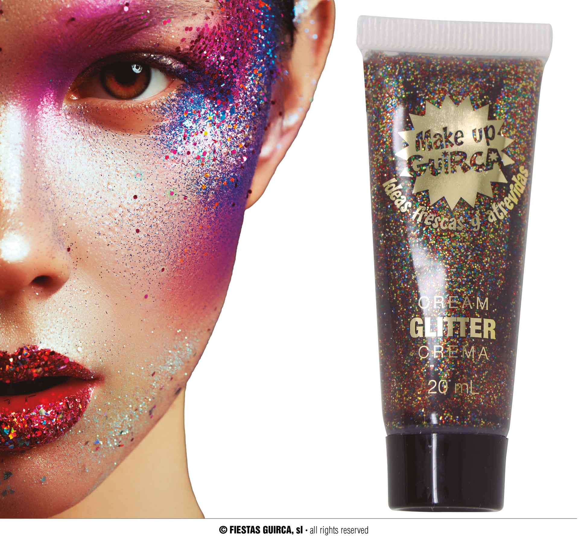 GLITTER MAKE-UP TUBE, CREAM, 20ML
