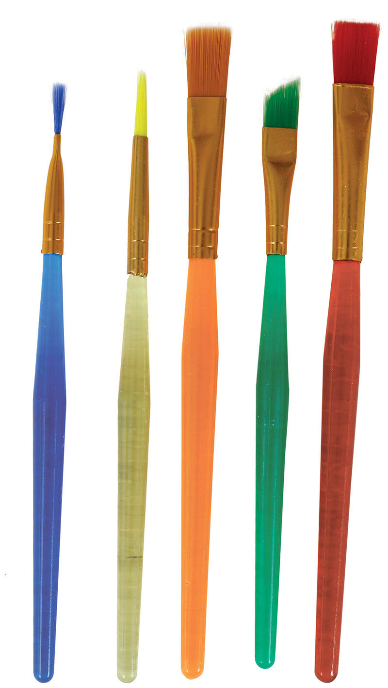 MAKEUP SET WITH 5 BRUSHES, PALETTE AND SPATULA