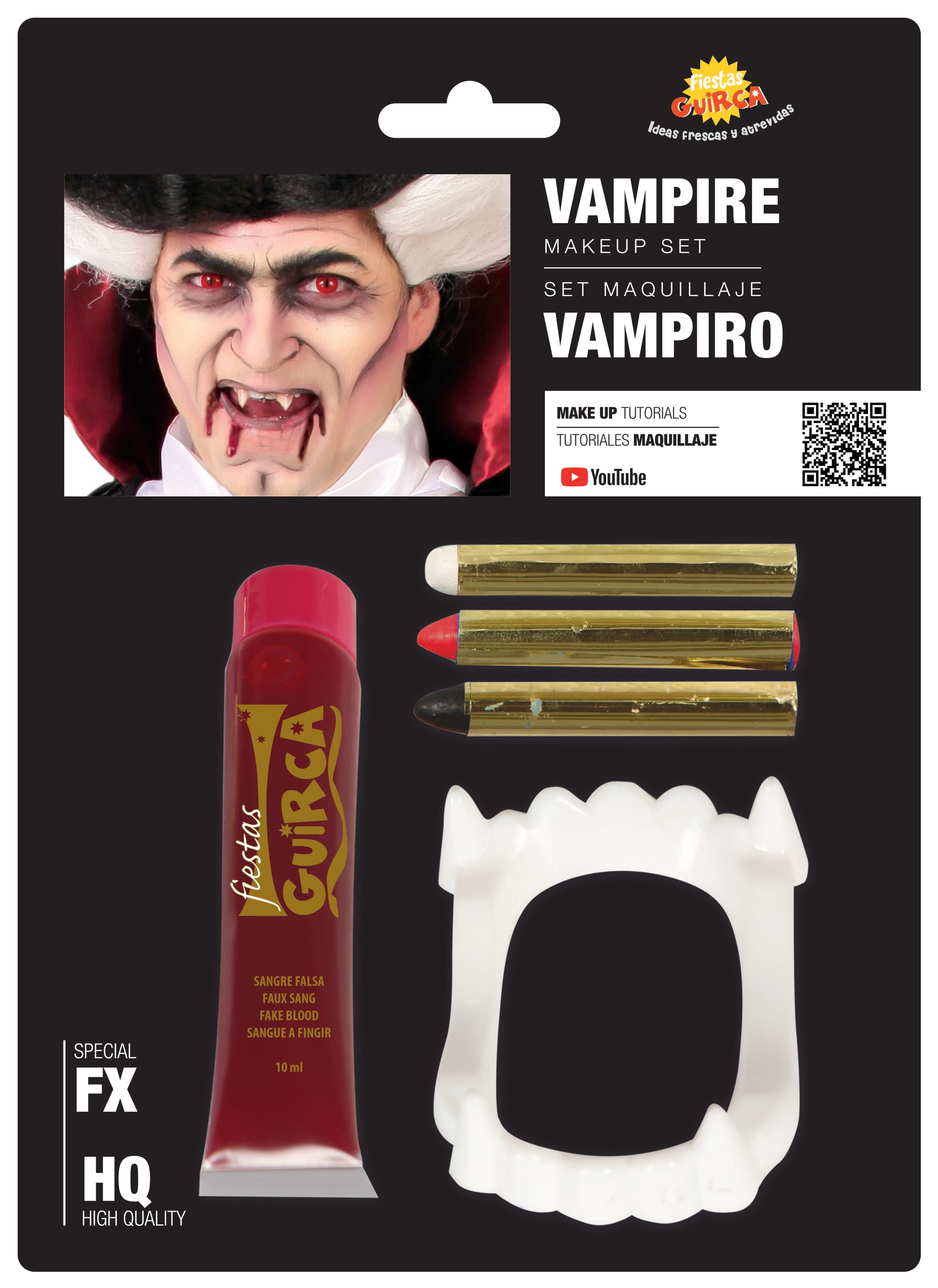 BLISTER PACK: VAMPIRE MAKEUP WITH BLOOD