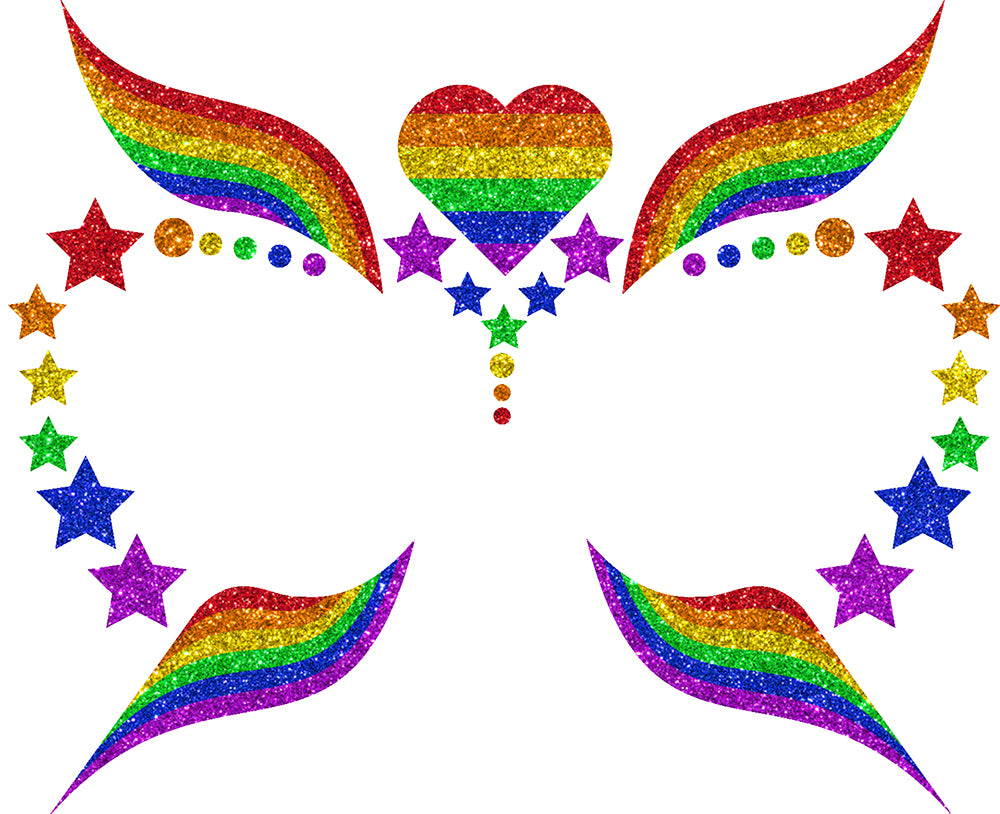 RAINBOW FACE GLITTER