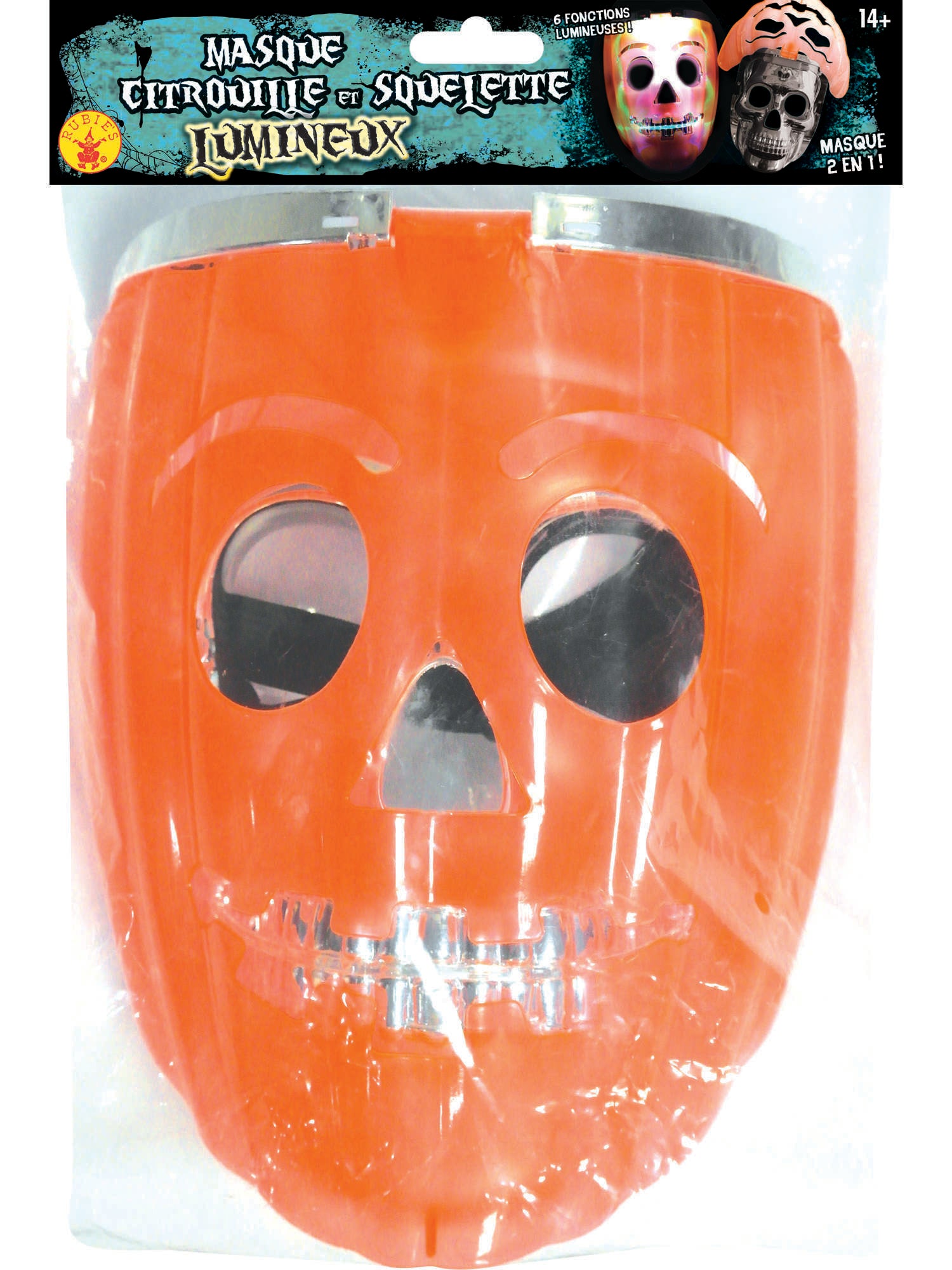 GLOW IN THE DARK PUMPKIN MASK