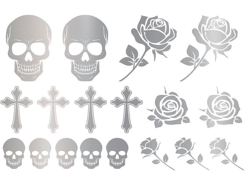 2 TATTOO SHEETS 15X11 CM