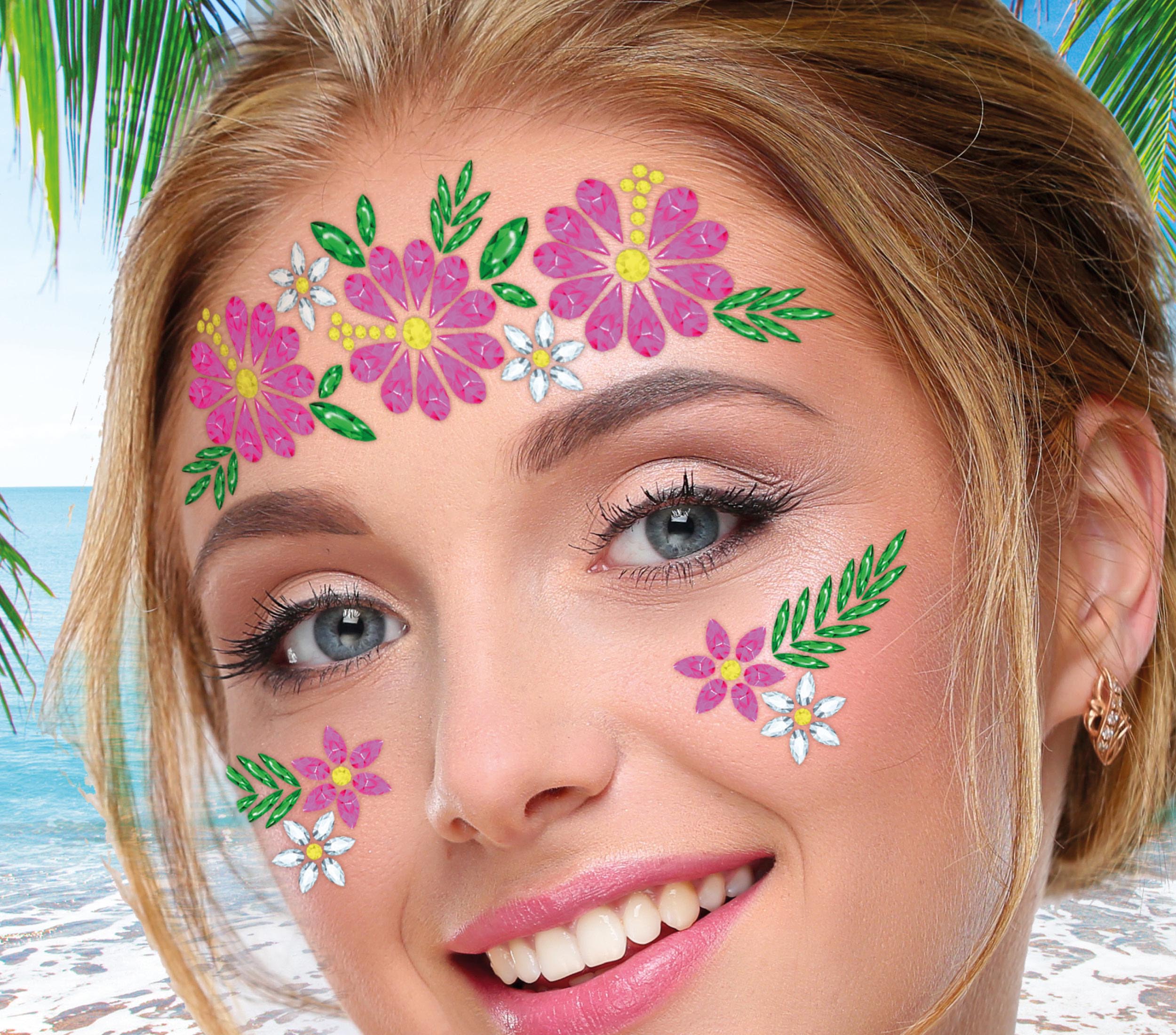 FLOWERS FACIAL JEWELRY