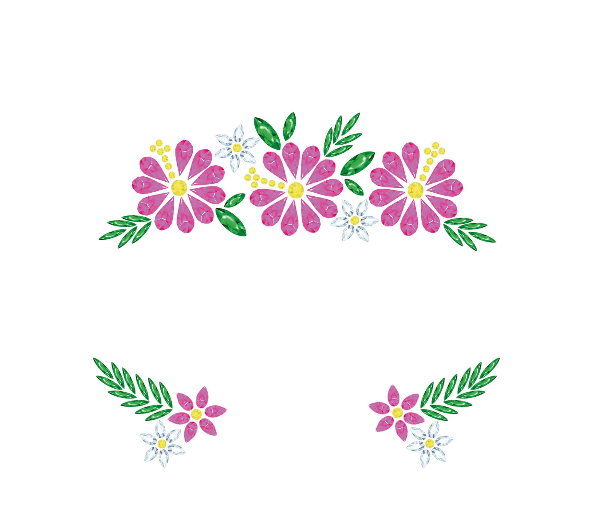 FLOWERS FACIAL JEWELRY