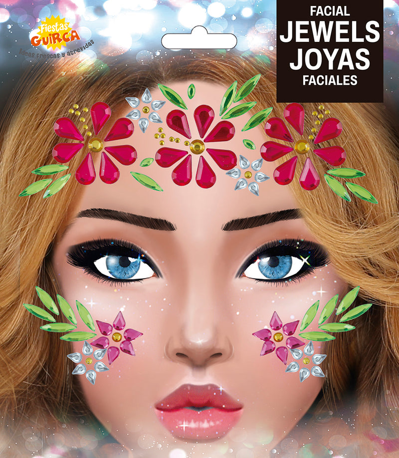 FLOWERS FACIAL JEWELRY