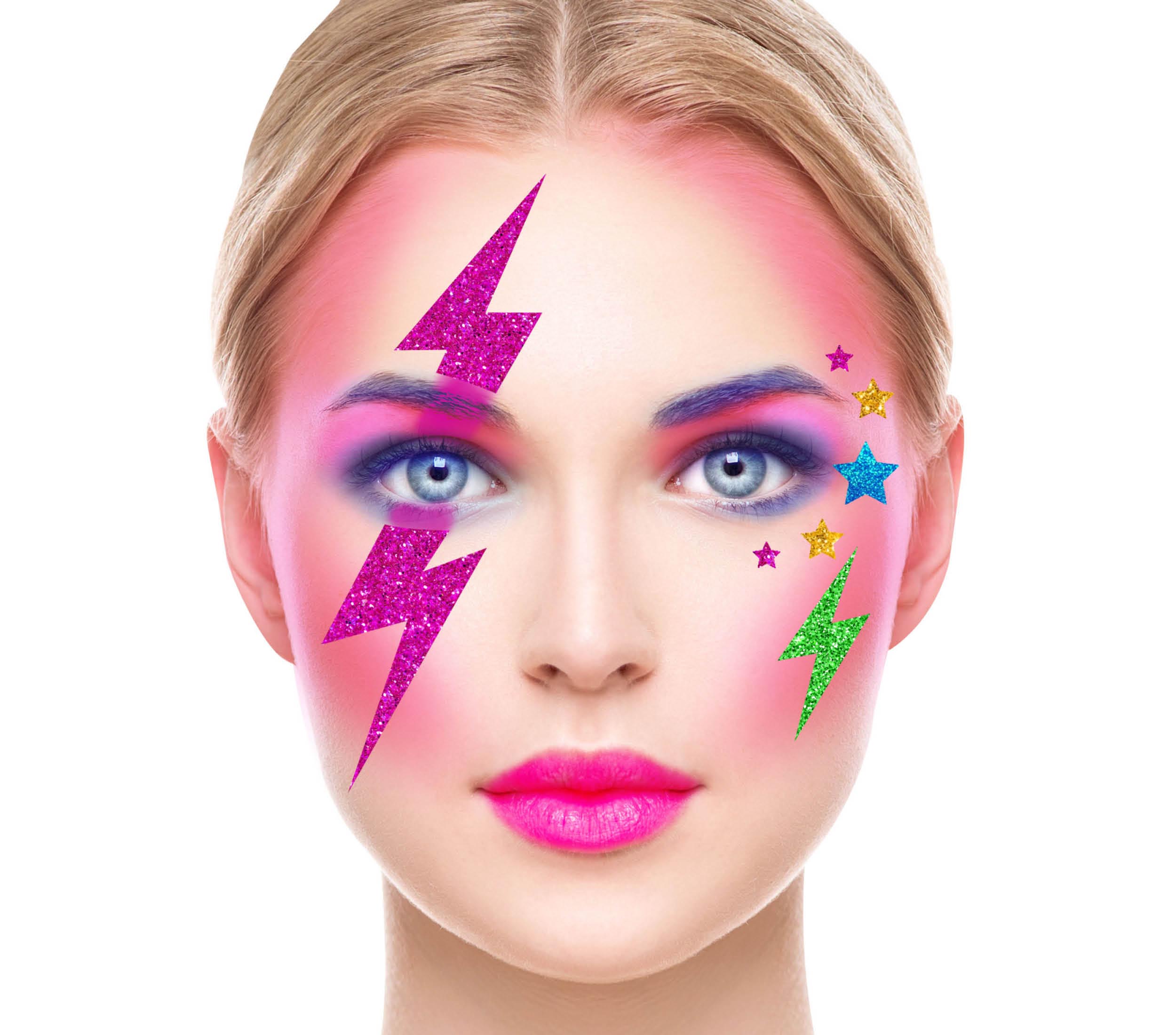 LIGHTNING FACE GLITTER