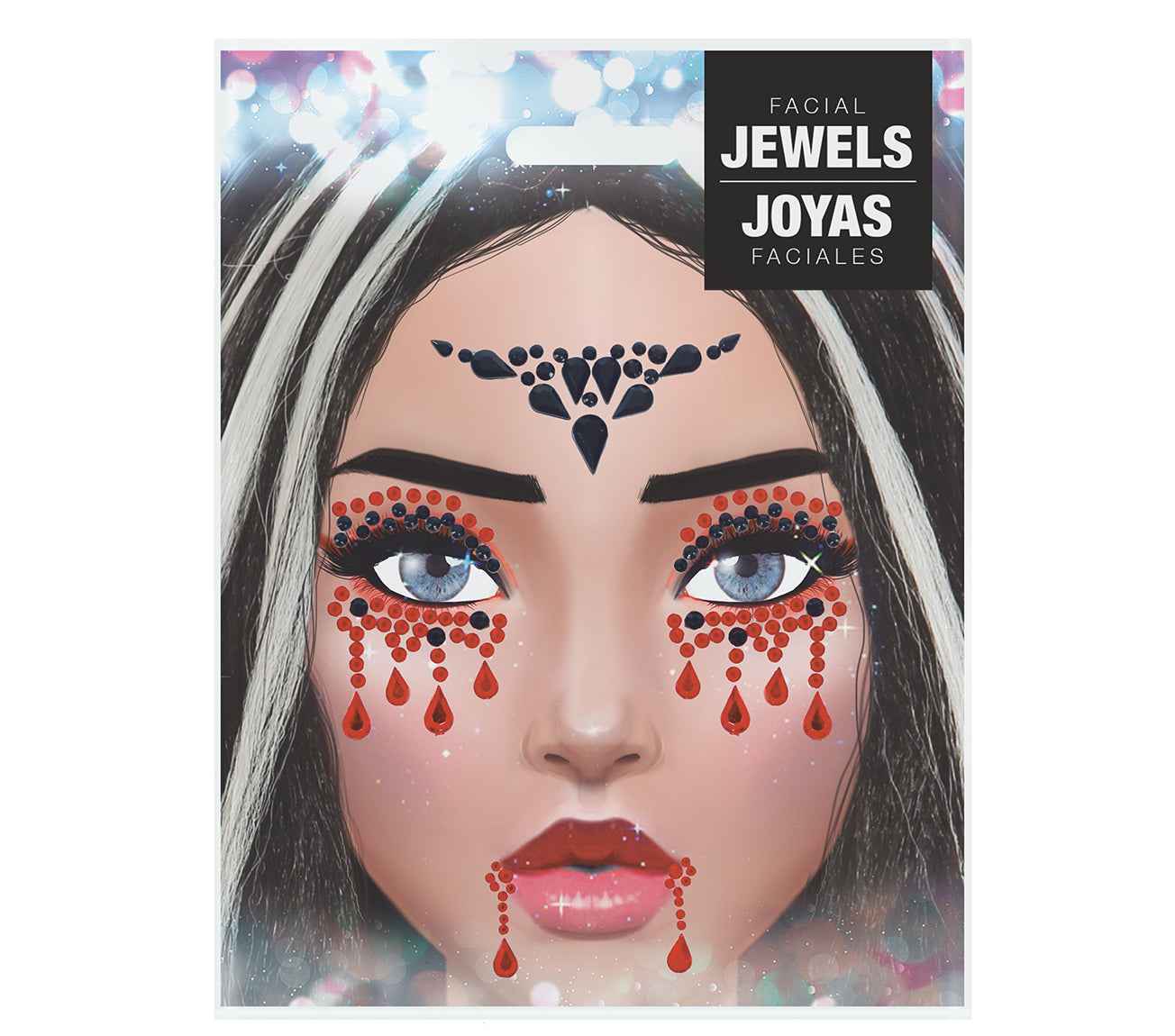 FACE GEMS, ADHESIVE
